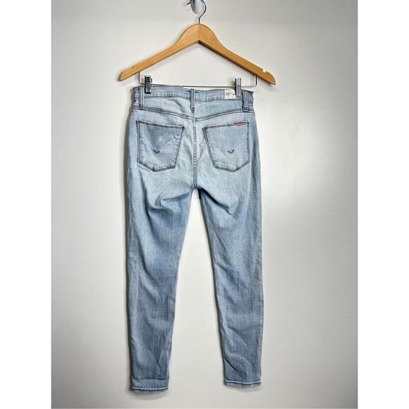 HUDSON Jeans Womens Midrise Ankle‎ Natalie Distressed Super Skinny Size 26 - Picture 3 of 9